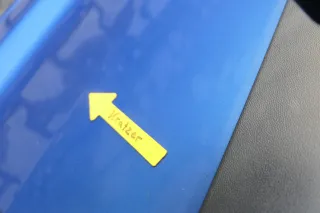 VW Touran 1T 1T3 Tür vorne links Fahrertür blau LA5X OHNE Anbauteile Cross - Bild 6