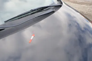 VW Fox 5Z Motorhaube Klappe vorn vorne schwarz L041 uni Haube - Bild 7