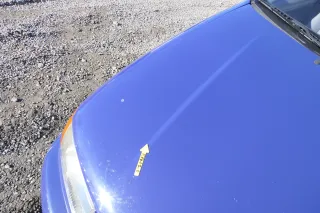 VW Polo 6N Motorhaube Frontklappe Haube vorne Klappe blau LD5D - Bild 8