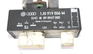 VW Golf 4 Bora Steuergerät Lüfter Kühlerlüfter Lüftersteuergerät 1J0919506M - Bild 1