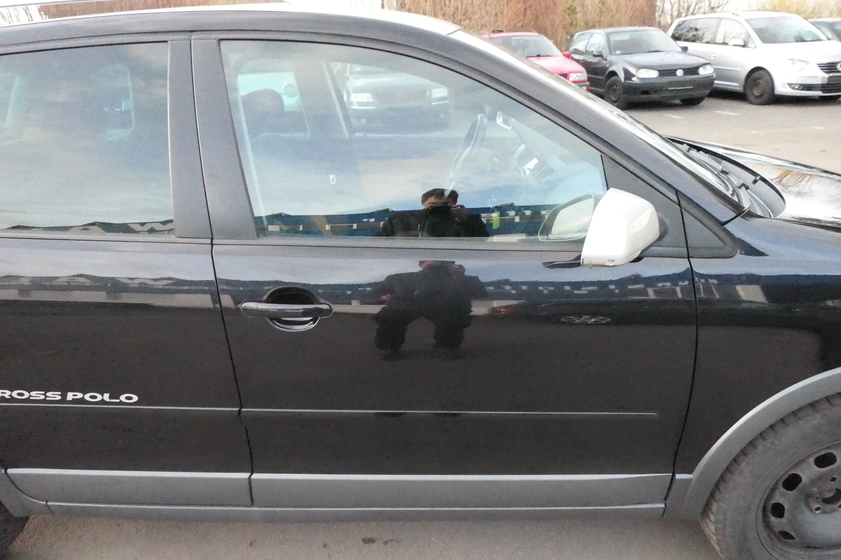VW Polo 9N 9N3 Cross Tür vorne rechts Beifahrertür schwarz LC9Z 4/5-Türer - Bild 1