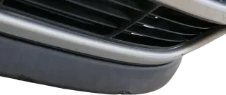 Polo 6N Stoßstange vorne breite Styling XXL Frontstoßstange silber LB7Z +Gitter - Bild 9