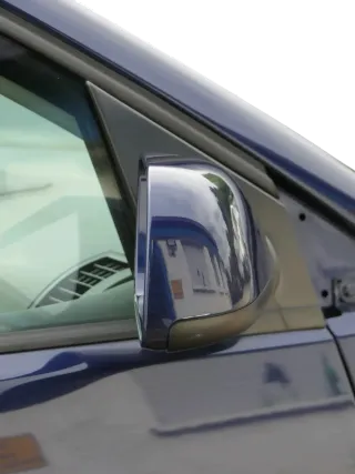 VW Polo 9N elektrischer Spiegel Außenspiegel rechts vorne LB5N blau - Bild 3