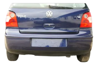 VW Polo 9N 9N3 Stoßstange Heckstoßstange hinten blau LB5N - Bild 1