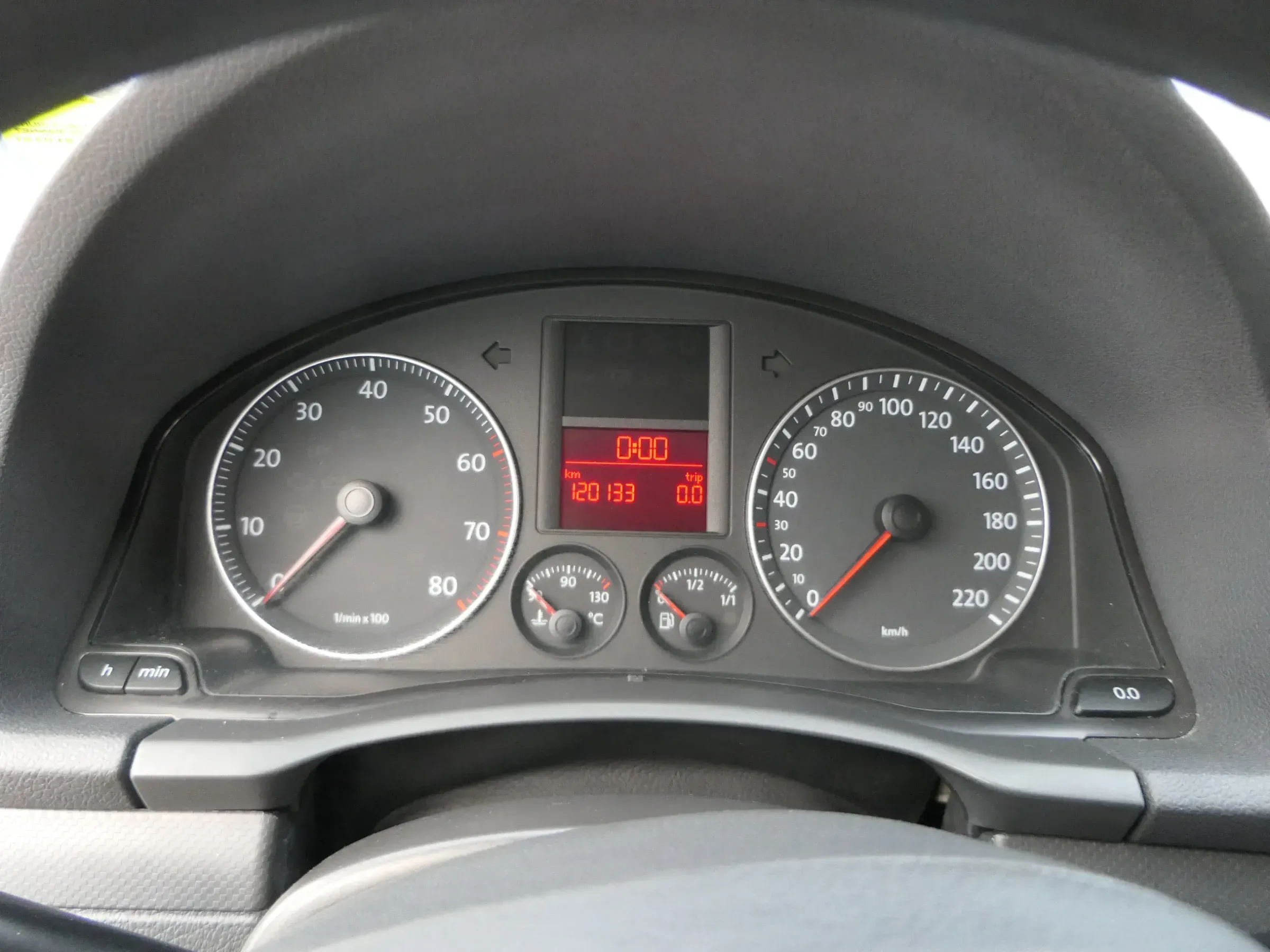 VW Golf 5 1K 5M Plus Tacho Kombiinstrument 1K0920850P 120.000km Benziner BKG - Bild 1
