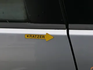 Golf 5 V 1K Tür Türrahmen hinten rechts 4/5-Türer grau silber LA7W -ohneAnbautei - Bild 4