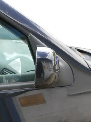 VW Golf 4 Bora manueller Spiegel vorne rechts Außenspiegel schwarz LC9Z + Glas - Bild 3