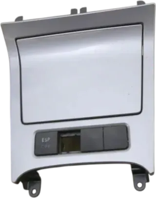 Golf 5 Aschenbecher Zigarettenanzünder vorne 1K0857961 Aludekor silber Alu grau - Bild 1