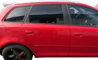 Audi A3 8P 4/5-Türer Tür hinten rechts Rahmen Türblatt rot LY3J Sportback - Bild 1