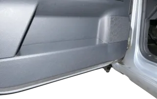 1x VW Polo 9N 9N3 Türverkleidung Verkleidung Tür vorne links  4/5-Türer dunkel - Bild 5
