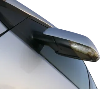 VW Polo 9N 9N3 mechanisch Spiegel Außenspiegel links vorne grau LA7W Blinker - Bild 5