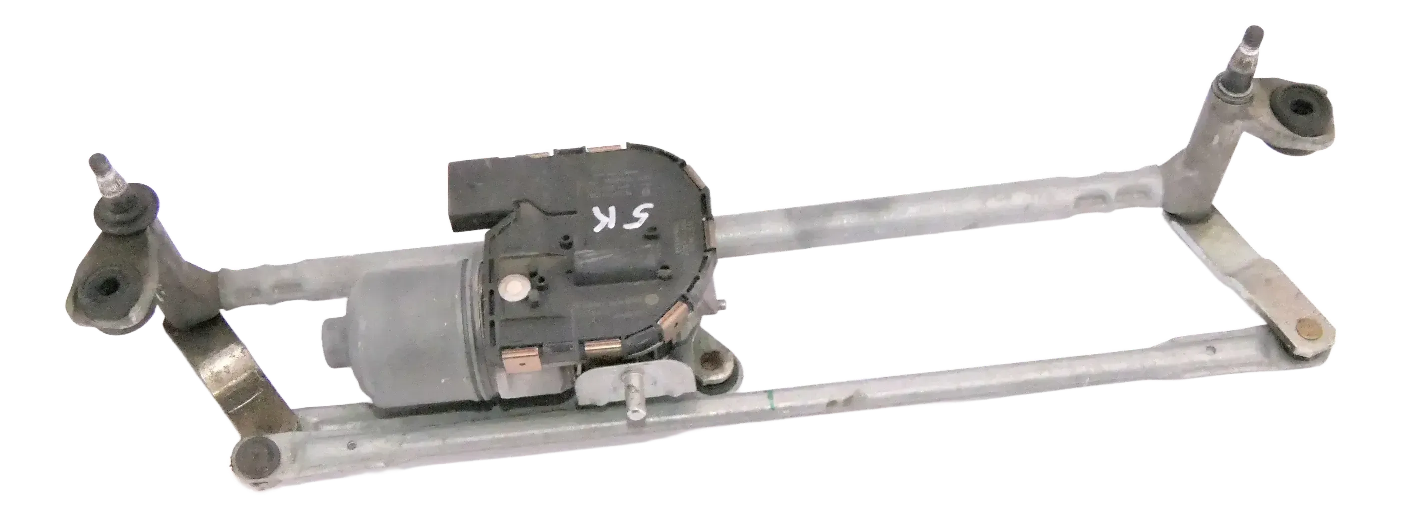 VW Eos Wischermotor Motor Scheibenwischer vorne Gestänge Aufnahme 5K1955119 - Bild 1