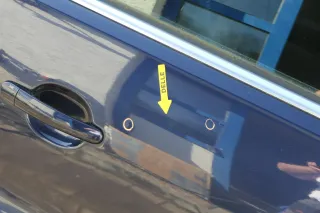 VW Tiguan 5N Tür Beifahrertür vorne rechts blau LH5X - Bild 4