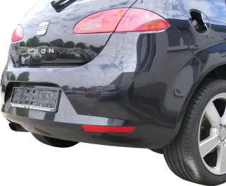 Seat leon 1P Stoßstange Heckstoßstange hinten schwarz LC9Z metallic - Bild 5