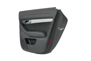 1x Audi A6 4F Türverkleidung Verkleidung Tür hinten rechts schwarz soul  S-line - Bild 4