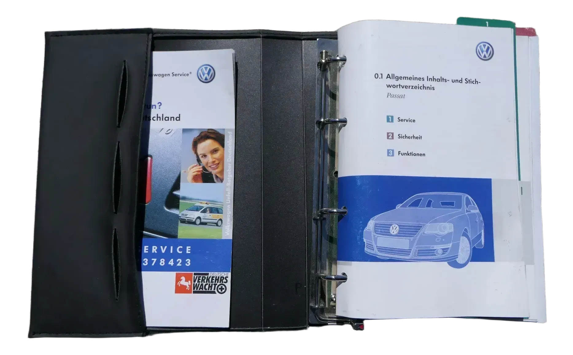 Passat 3C B7 Bordbuch Bordmappe mit Bedienungsanleitung Anleitung Beschreibung - Bild 1