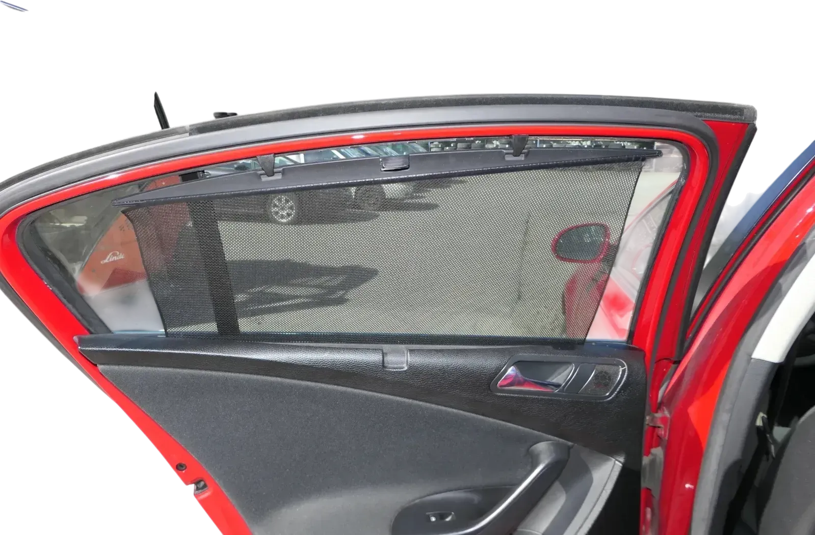 VW Passat 3C B63 Kombi Türverkleidung Tür hinten links Sonnenrollo Sonnen Rollo - Bild 1