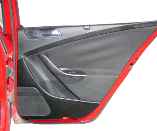 VW Passat 3C B6 Kombi 1x Türverkleidung Tür hinten rechts Leder Sonnenrollo - Bild 3
