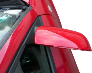 Audi A3 8P elektrischer Spiegel Außenspiegel vorne rot LY3J + Glas - Bild 3