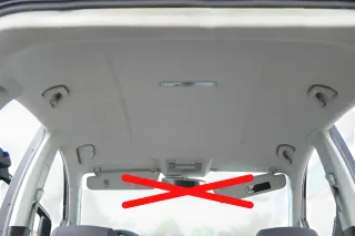 Seat Altea 5P Himmel Innenraum Decke Dachhimmel Dach oben grau-ohne Anbauteil - Bild 1