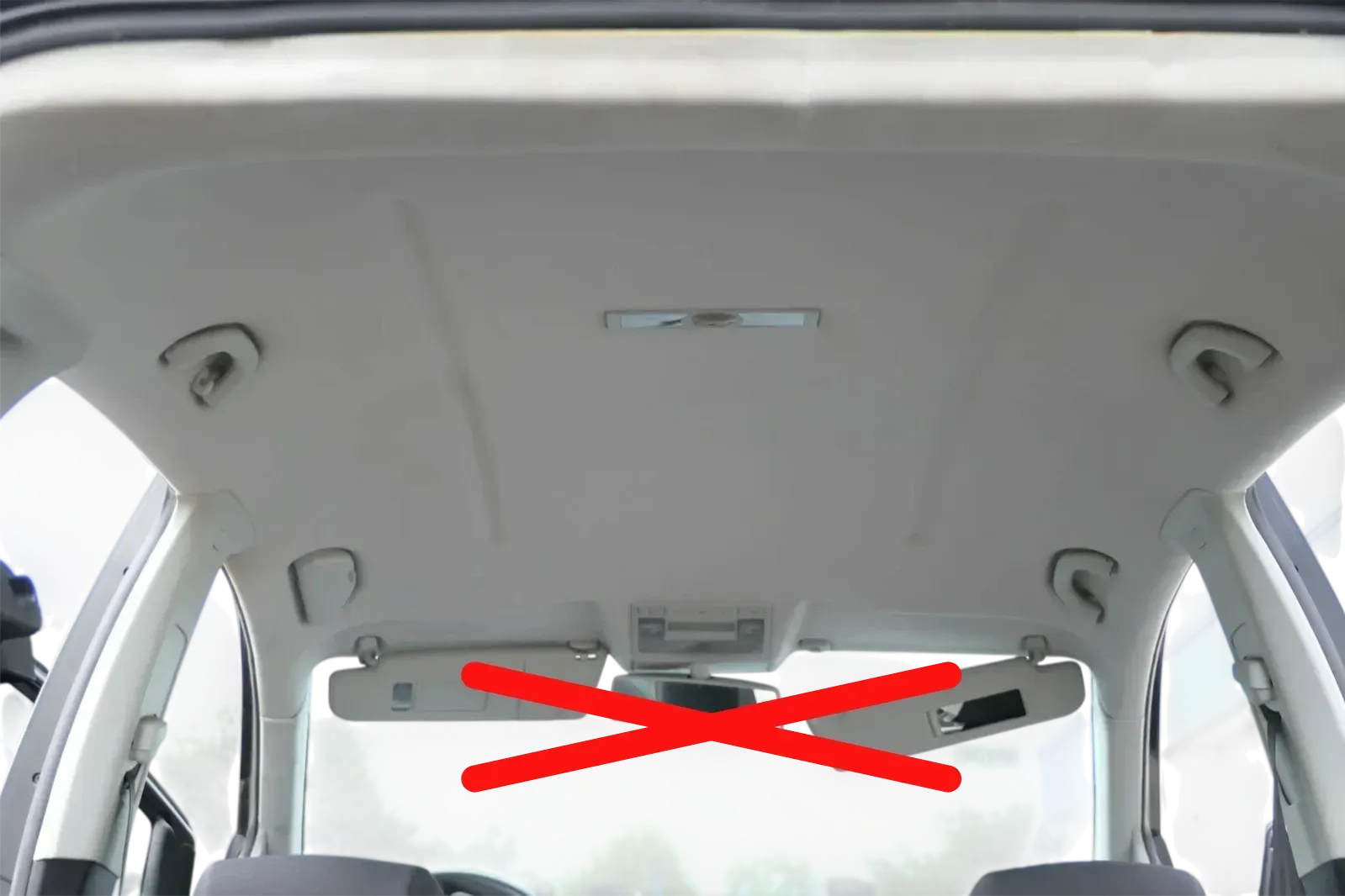 Seat Altea 5P Himmel Innenraum Decke Dachhimmel Dach oben grau-ohne Anbauteil - Bild 1