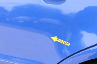 A4 B5 Tür nur Türblatt hinten links blau LZ5M Kombi oder Limo - Bild 10
