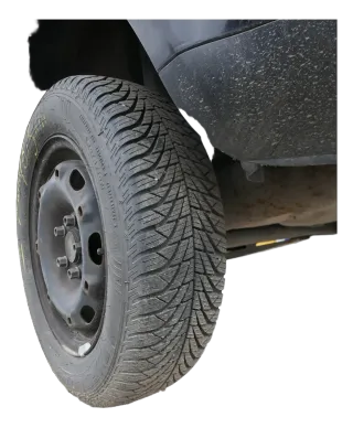 4x Skoda Fabia Felgen Reifen 165/70 R14 81T Winterreifen M&S 5jx14H2 ET35 5-7mm - Bild 2