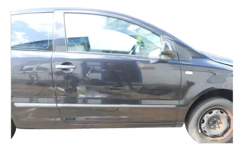 VW Fox 5Z Tür vorne rechts Beifahrertür schwarz LC9Z