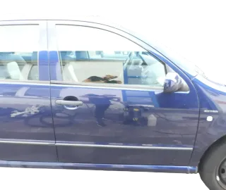 Skoda Fabia 6Y Kombi Limousine Tür vorne rechts Beifahrertür blau LF5U - Bild 1