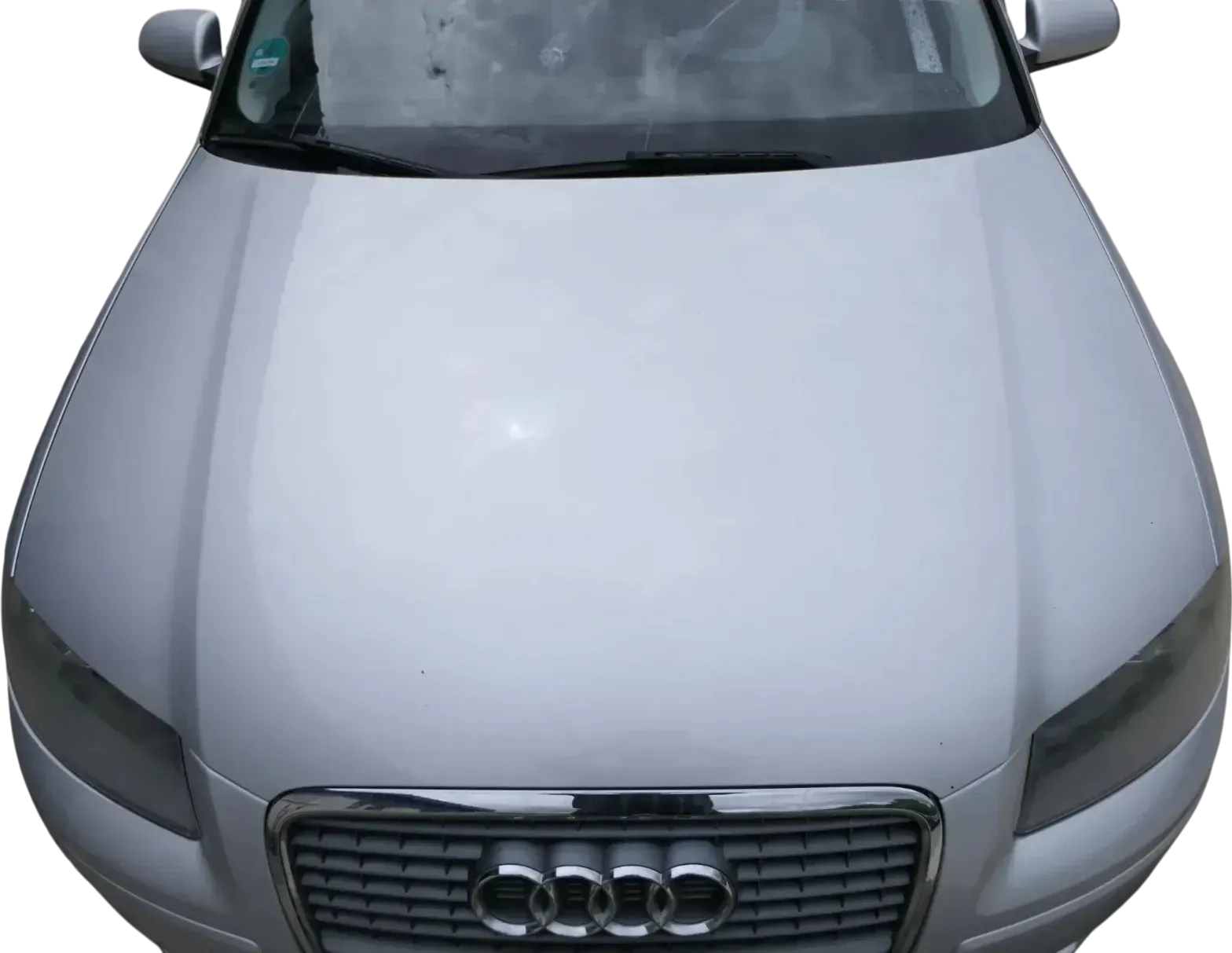 A3 8P 4/5-Türer Motorhaube Haube Klappe vorn vorne grau LX7W silber Sportback - Bild 1