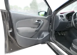 VW Polo 6R 1x Türverkleidung Verkleidung Tür 4/5-Türer vorne links schwarz Abdec - Bild 3