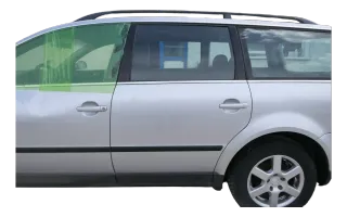 VW Passat 3B 3BG 3B6 Kombi Variant Tür hinten links silber LA7W reflexsilber - Bild 1