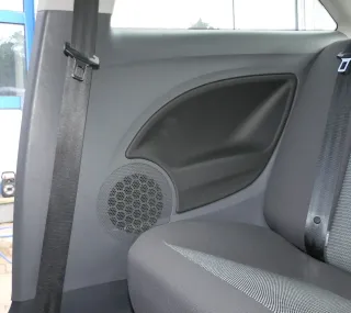 Seat Ibiza 6J Verkleidung hinten rechts 2/3-Türer Seite - schwarz grau graphit - Bild 1