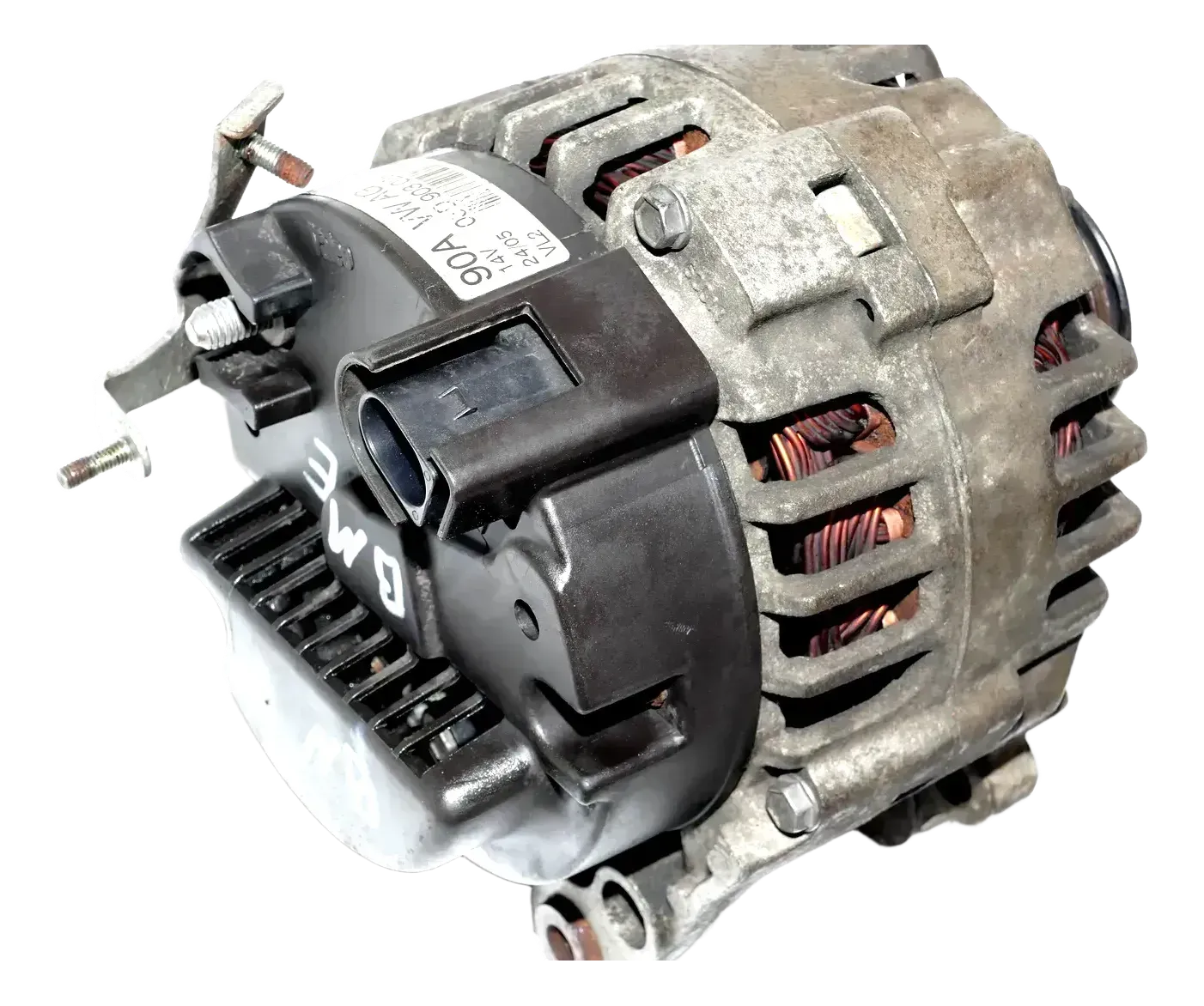 VW Polo 9N Seat Ibiza Fox Lichtmaschine 90A 03D903025J Generator AWY 40kw 47kw - Bild 1