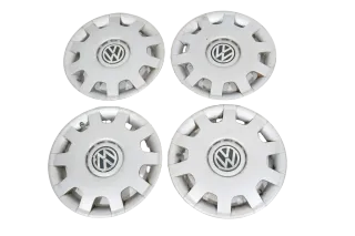 4x original VW Bora Golf 4 Radkappe Radzierkappe 14 Zoll 1J0601147L - Bild 1