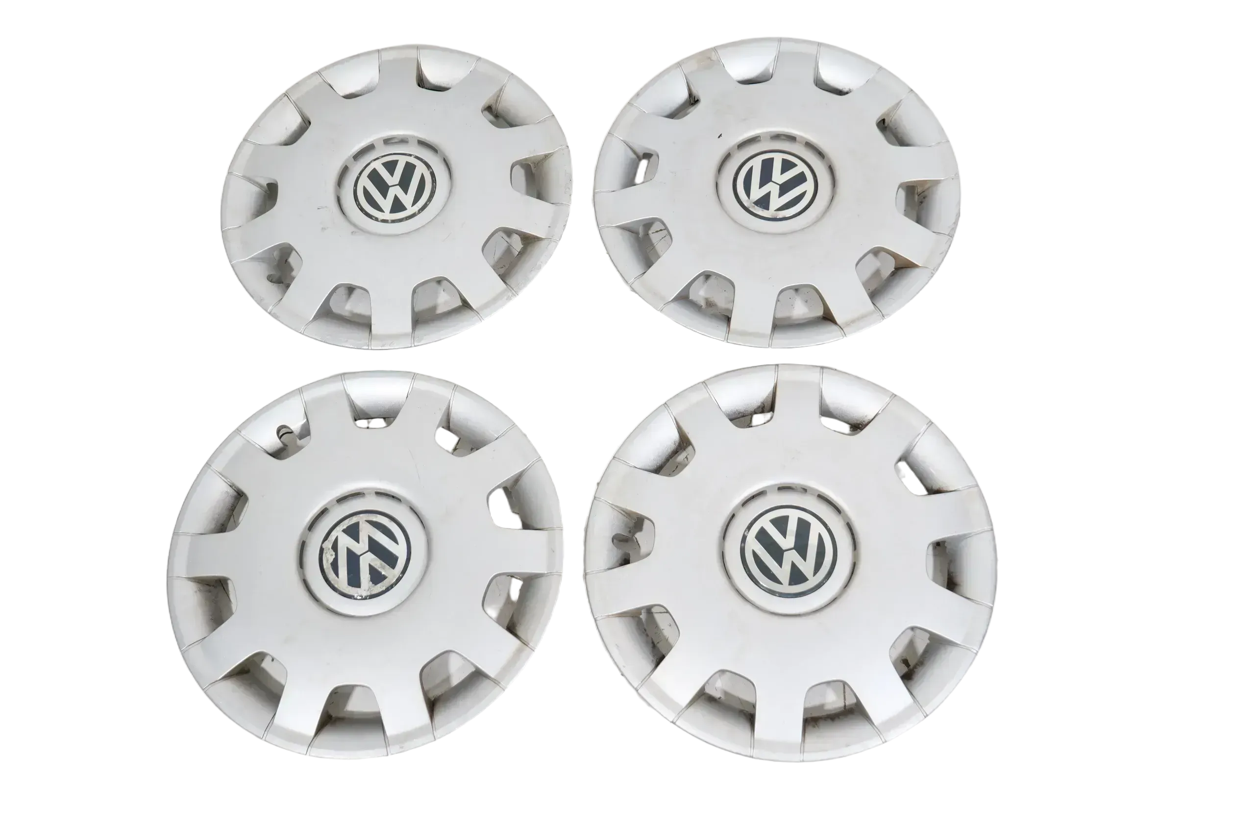 4x original VW Bora Golf 4 Radkappe Radzierkappe 14 Zoll 1J0601147L - Bild 1