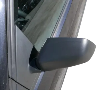 VW Polo 9N 9N3 mechanisch Spiegel Außenspiegel links vorne schwarz  Blinker - Bild 3