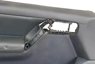 Golf 4 3 1E Cabrio 1E Türverkleidung Verkleidung Tür vorne links  LEDER blau - Bild 3