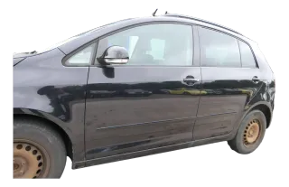 VW Golf Plus 5M Türblatt Tür vorne links Fahrertür schwarz LC9X Türblatt +Rahmen - Bild 3