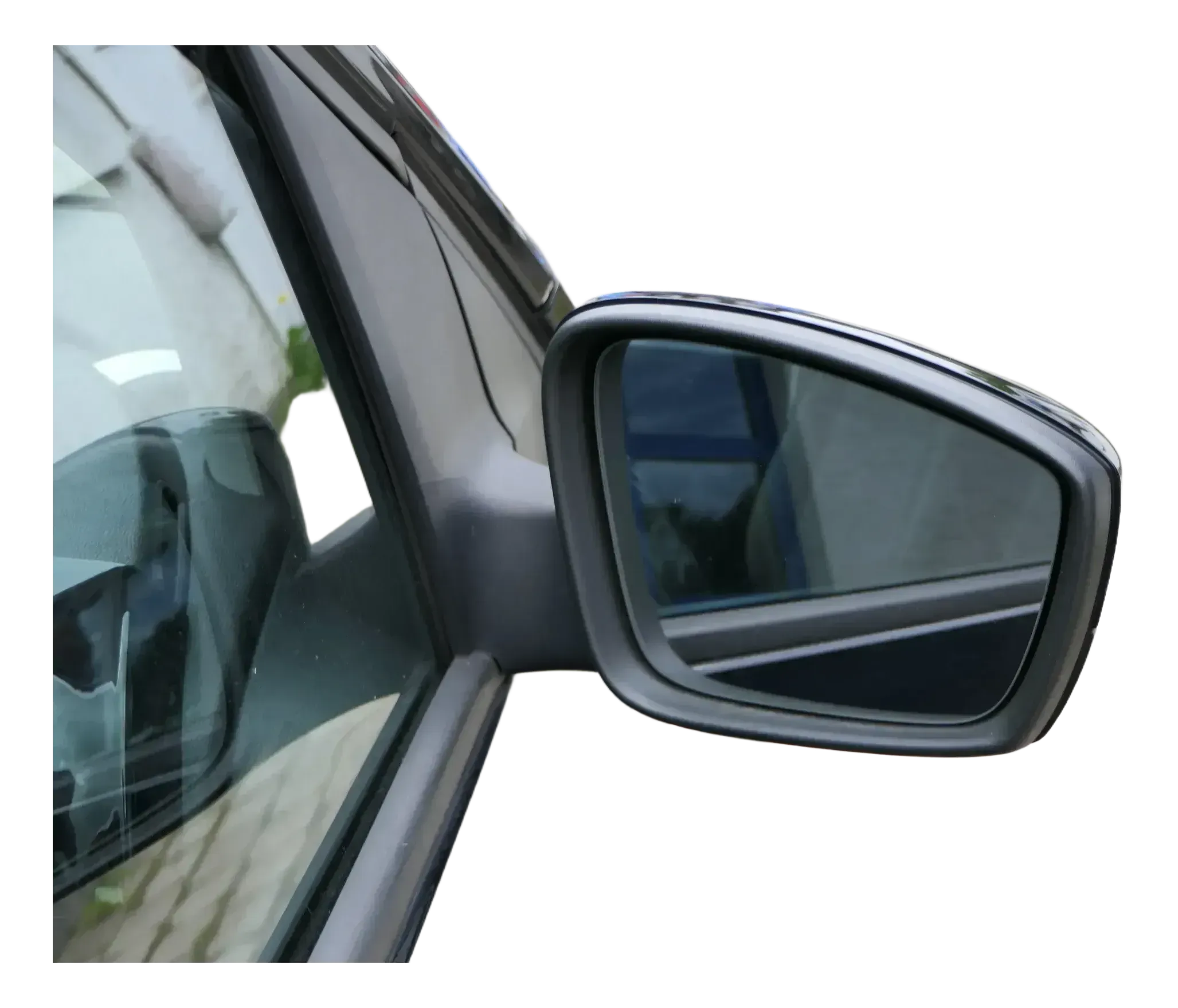 VW Up Spiegel Außenspiegel rechts elektrisch Elektrischer schwarz LC9X - Bild 1