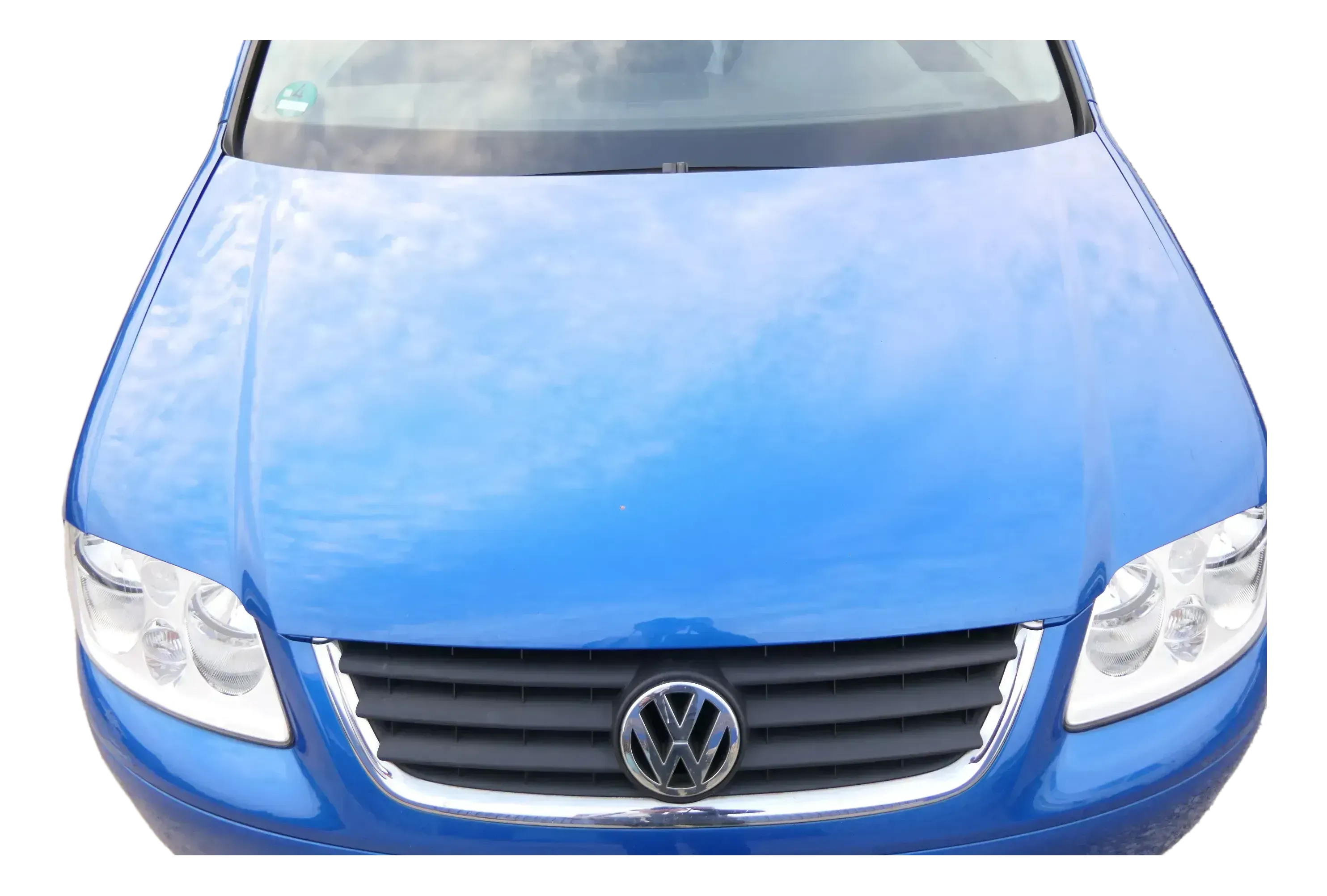VW Touran 1T Caddy 2K Motorhaube Klappe Frontklappe blau LA5X ca. 2003-2006 - Bild 1