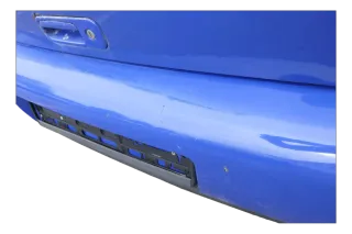 VW Lupo Stoßstange hinten Heckstoßstange Stoßfänger blau LW5Z - Bild 5