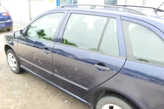 Skoda Fabia 6Y Combi Variant Kombi Tür hinten links blau LF5U ohne Anbauteile - Bild 4