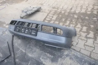 Audi A6 4B Frontstoßstange Stoßstange vorn vorne Stoßfänger grau LY7L - Bild 1