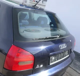 A3 8L bis cBj. ca1999 Heckklappe Kofferraumklappe Klappe hinten blau LZ5L Scheib - Bild 2