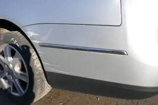 VW Passat 3C Kombi Stoßstange hinten Heckstoßstange Stoßfänger silber grau LA7W - Bild 7