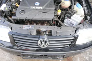 VW Polo 6N2 Stoßstange vorne Frontstoßstange Stoßfänger schwarz L041 + Grill - Bild 5
