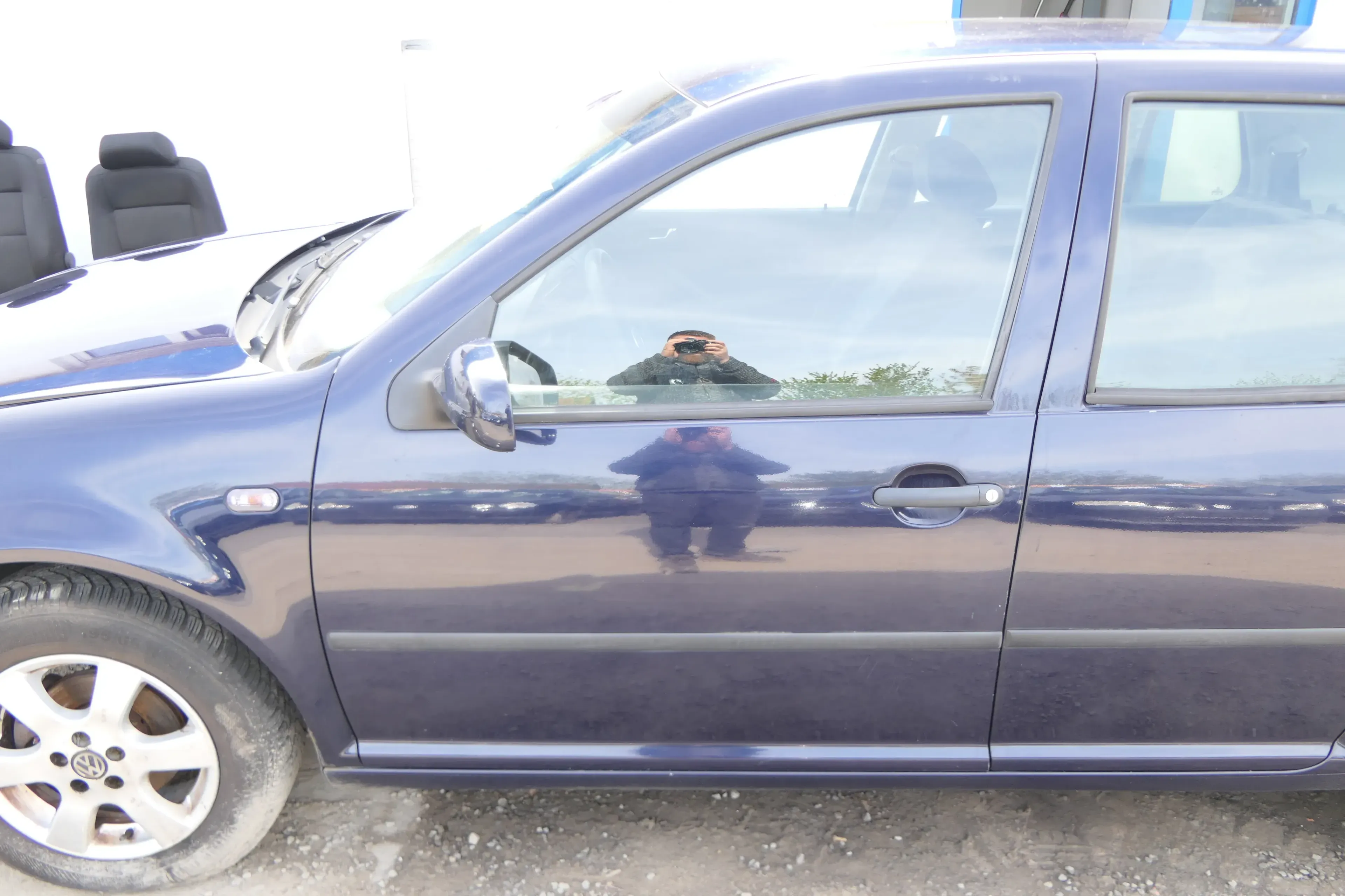 VW Golf 4 Bora Tür vorne links Fahrertür 4/5-Türer+ Kombi Avant blau LC5H - Bild 1