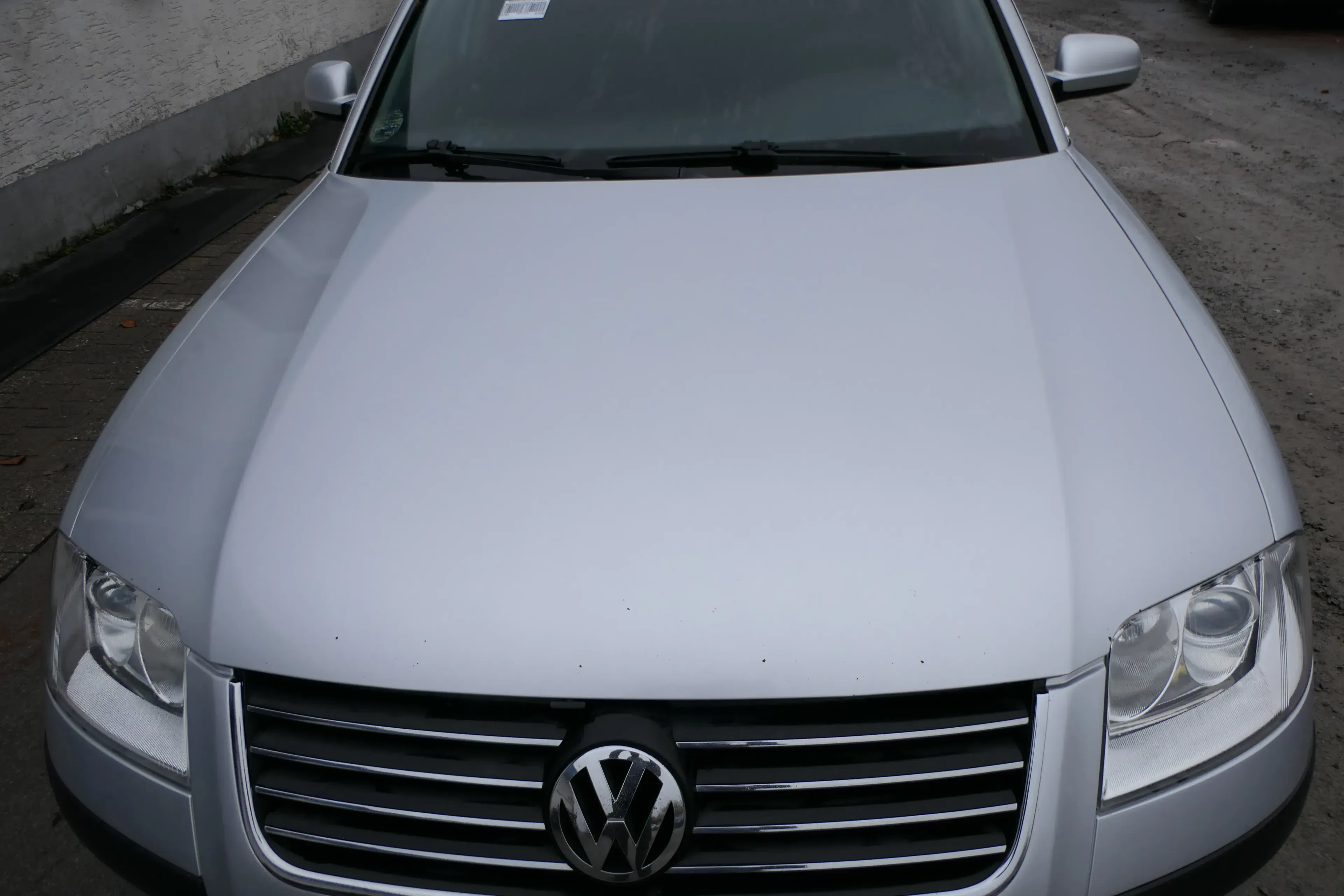 VW Passat 3BG Motorhaube Klappe vorne vorn Haube silber LA7W reflexsilber - Bild 1