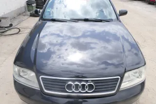 Audi A6 4B Motorhaube Klappe vorn (bis ca. Ende 2001) LN4J schwarz - Bild 1